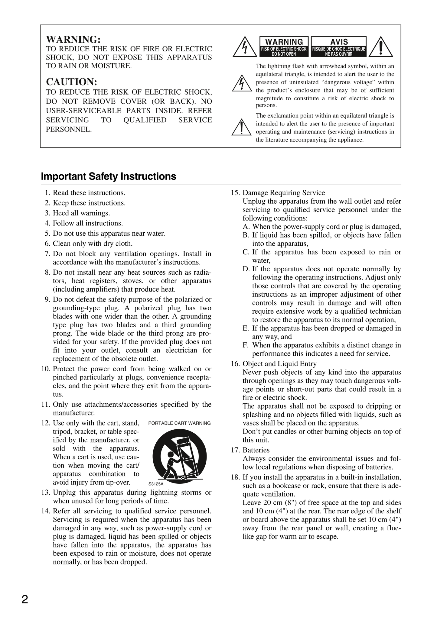 Integra DTR-5.8 AV Receiver Owner's/ User Manual (Pages: 100)