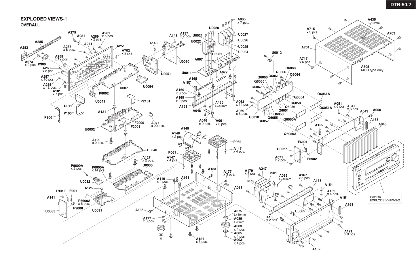 Integra DTR-50.2 AV Receiver Service Manual (Pages: 202)