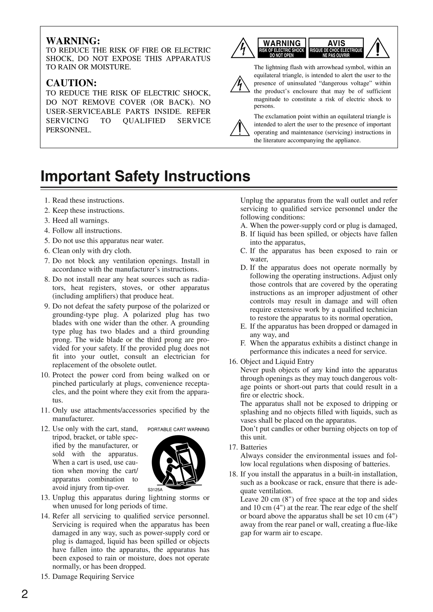 Integra DTR-7.4 AV Receiver Owner's/ User Manual (Pages: 104)