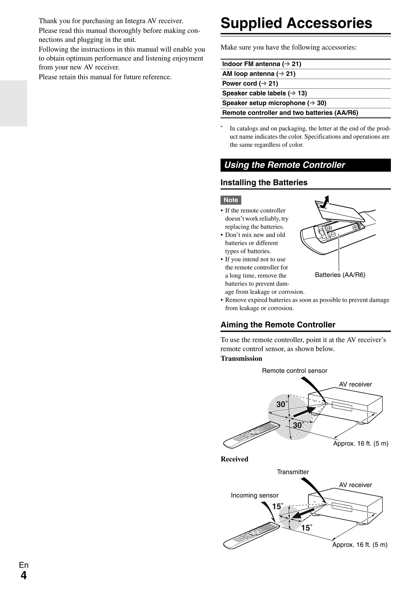 Integra DTR-70.2,DTR-80.2 AV Receiver Owner's/ User Manual (Pages: 124)