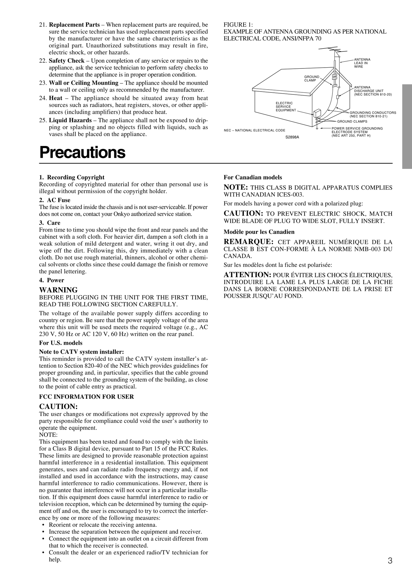 Integra DTR-8.3 AV Receiver Owner's/ User Manual (Pages: 96)