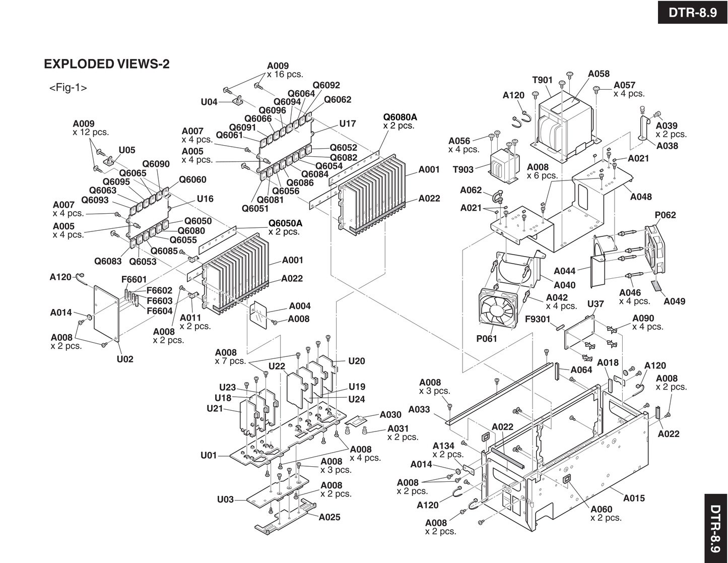 Integra DTR-8.9 AV Receiver Service Manual (Pages: 304)