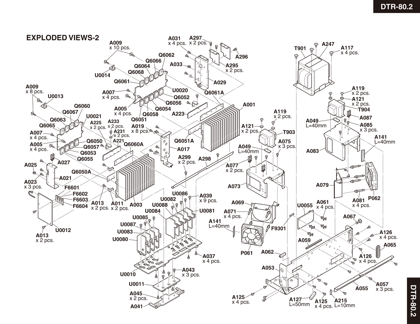 Integra DTR-80.2 AV Receiver Service Manual (Pages: 249)