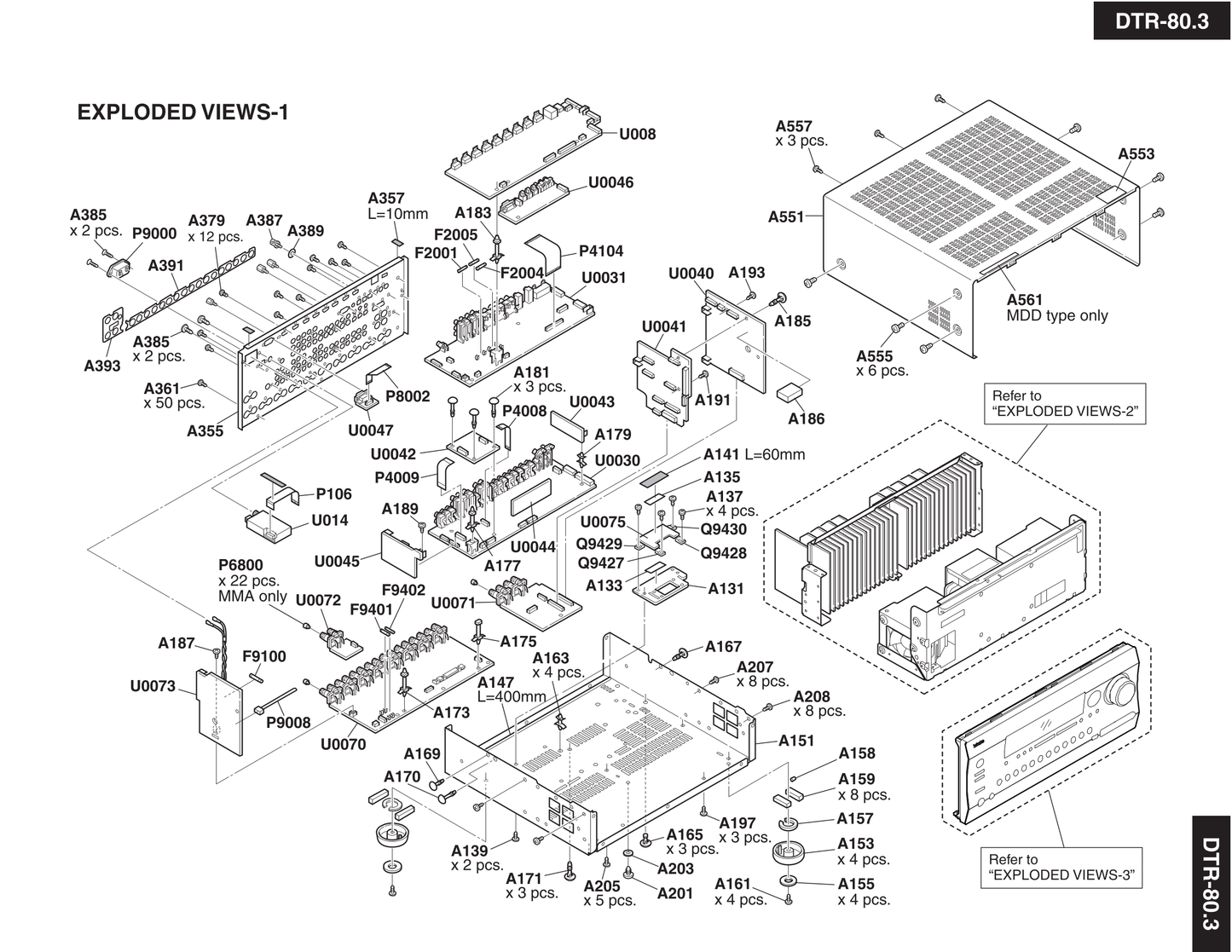 Integra DTR-80.3 AV Receiver Service Manual (Pages: 230)