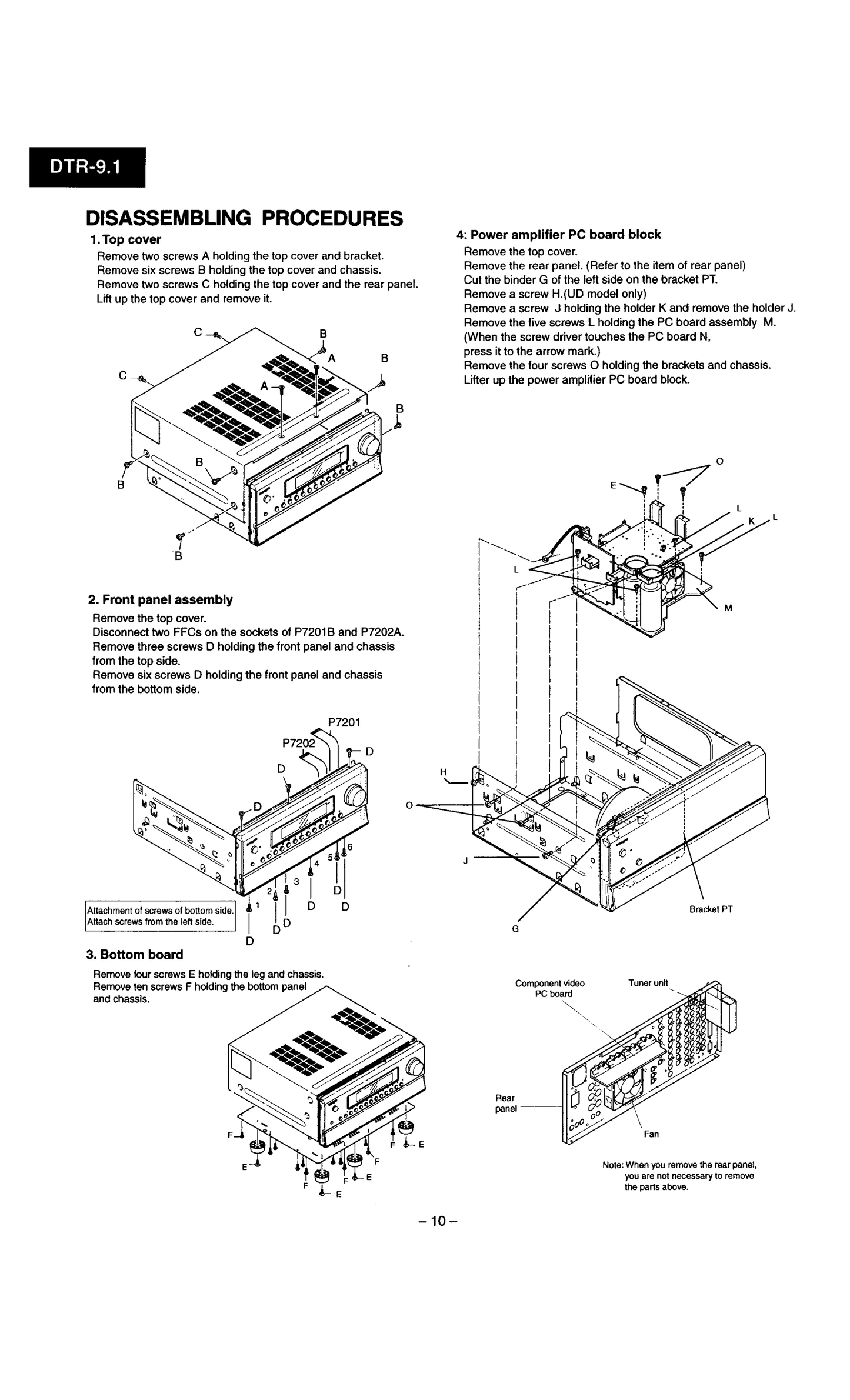 Integra DTR-9.1 AV Receiver Service Manual (Pages: 55)