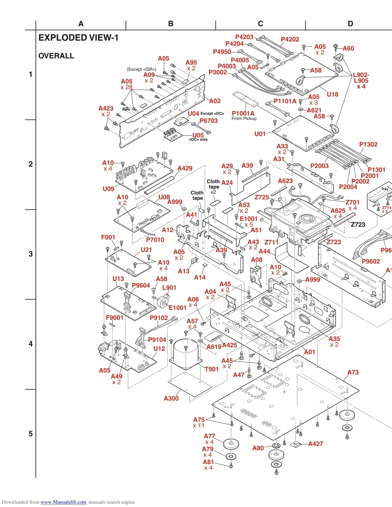 Onkyo DV-SP1000 DVD Player Service Manual (Pages: 134)