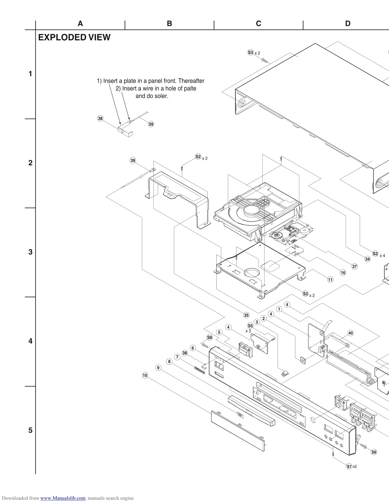 Onkyo DV-SP302 DVD Player Service Manual (Pages: 69)