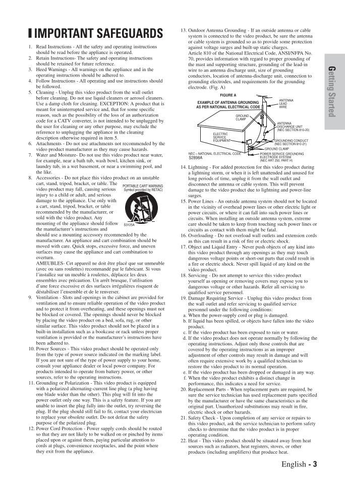 Hitachi DVRF7U DVD/VCR Combo Player Operating Manual