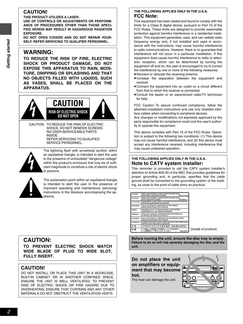 Hitachi DVRX5000U DVD Player Operating Manual