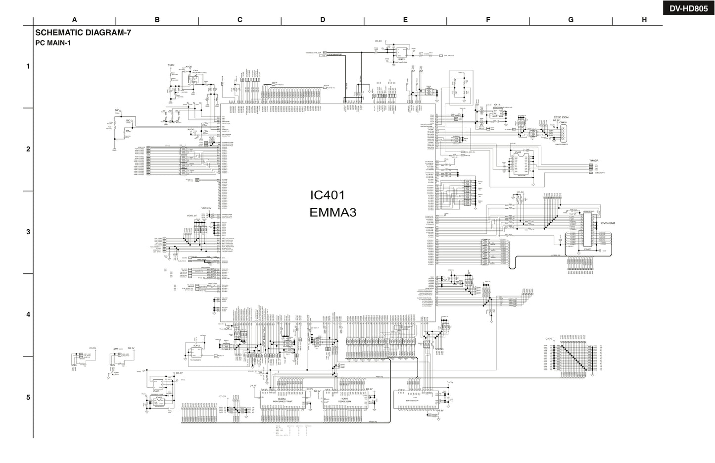 Onkyo DX-HD805 HD DVD Player Service Manual (Pages: 85)