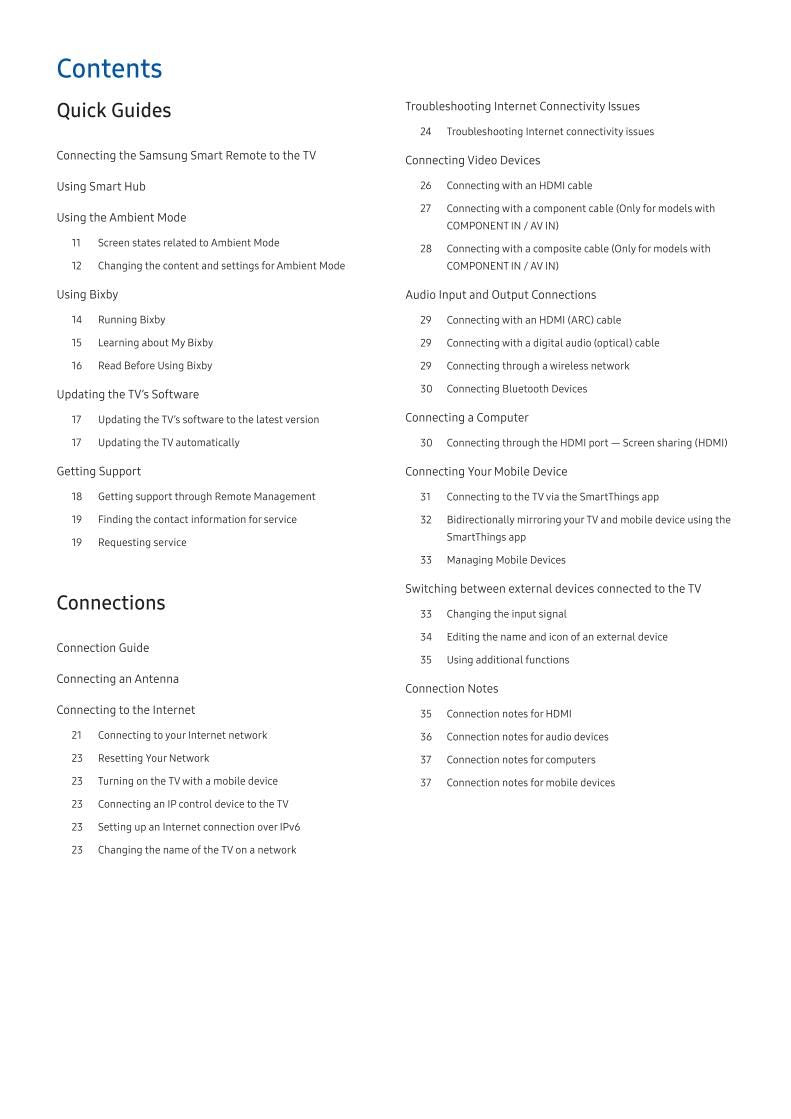 Samsung QN55Q7CNAFXZA TV Operating Manual