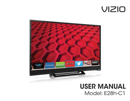 Vizio E28HC1OM TV Operating Manual