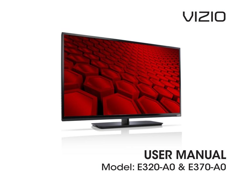 Vizio E320A0 E370A0 TV Operating Manual