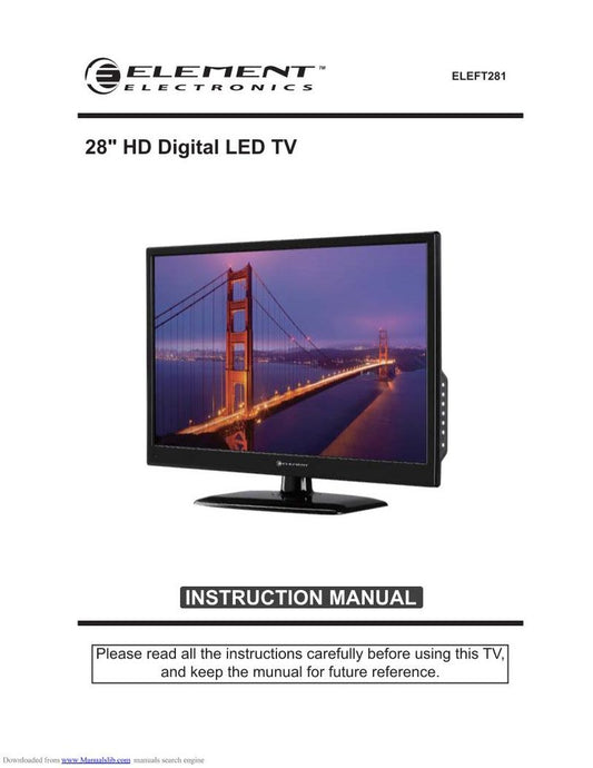 Element ELEFT281 TV Operating Manual