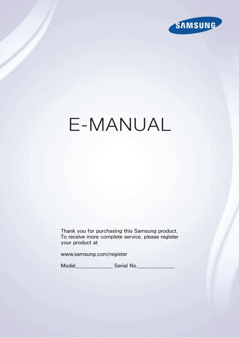 Samsung UN55J620DAFXZA TV Operating Manual