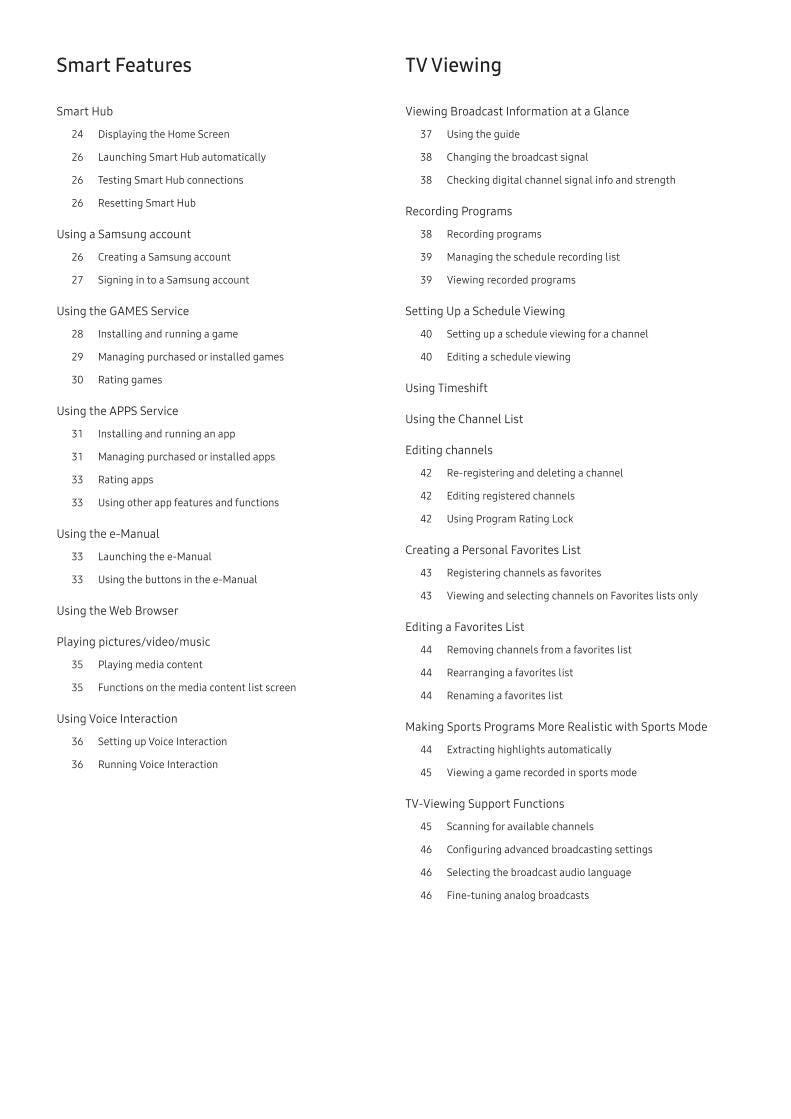 Samsung UN49KS8500FOM TV Operating Manual