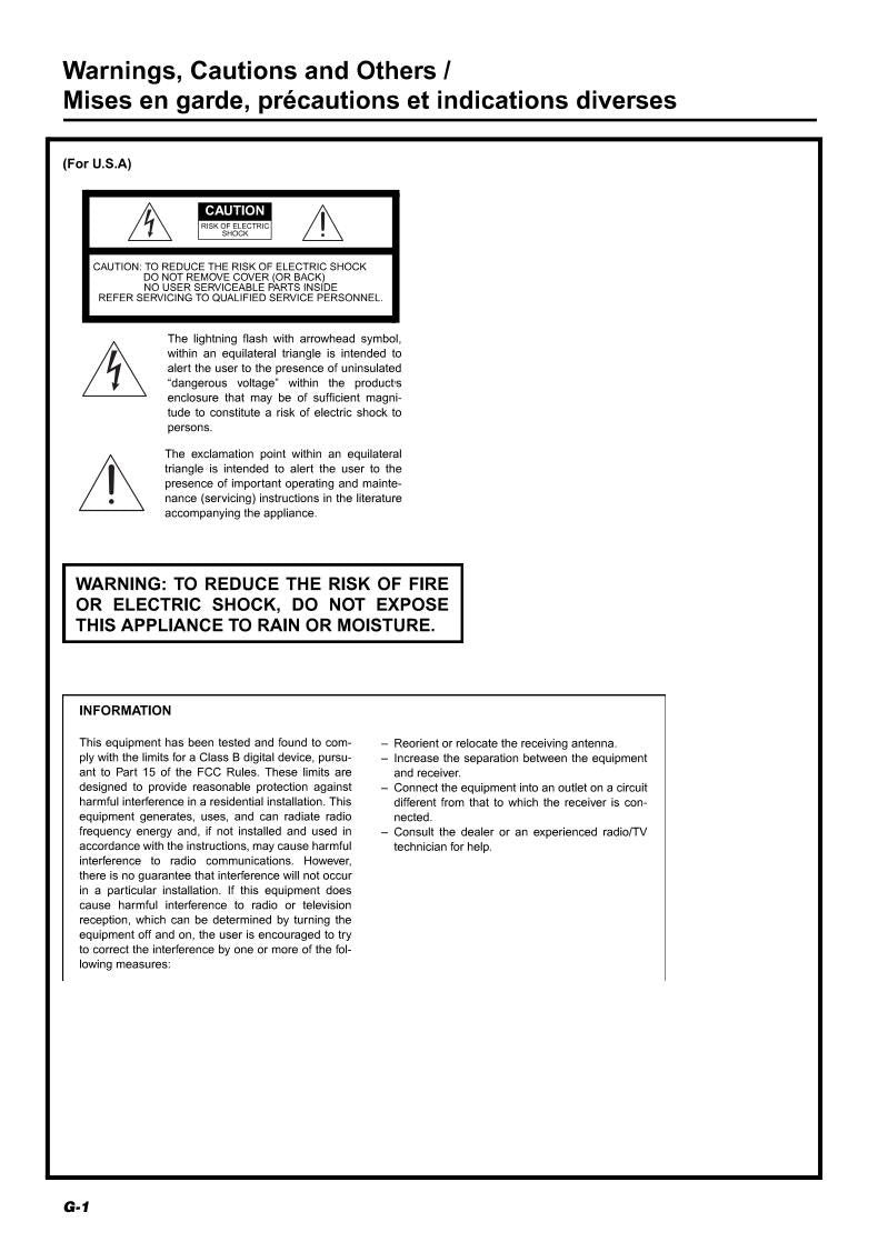 JVC FSMD9000 Audio System Operating Manual