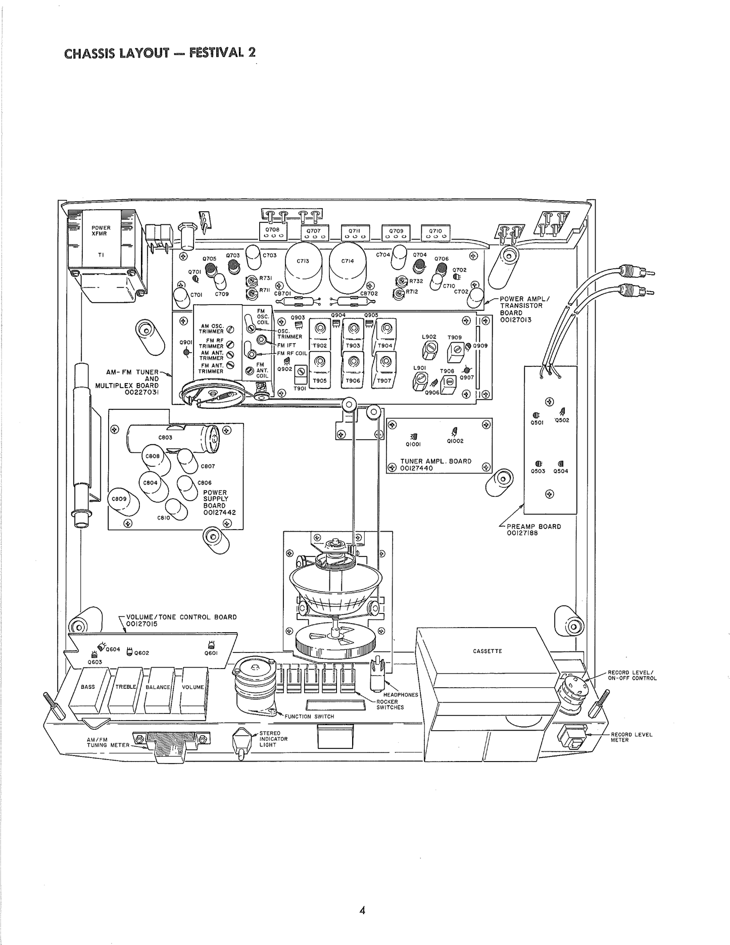 Harman/ Kardon Festival 1 & 2 AM/FM Stereo Control Center Service Manual (Pages: 23)