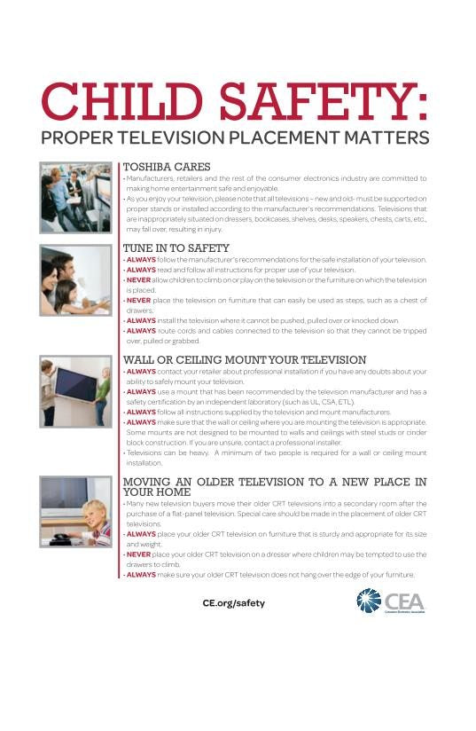 Toshiba 40L3400U 50L3400U TV Operating Manual