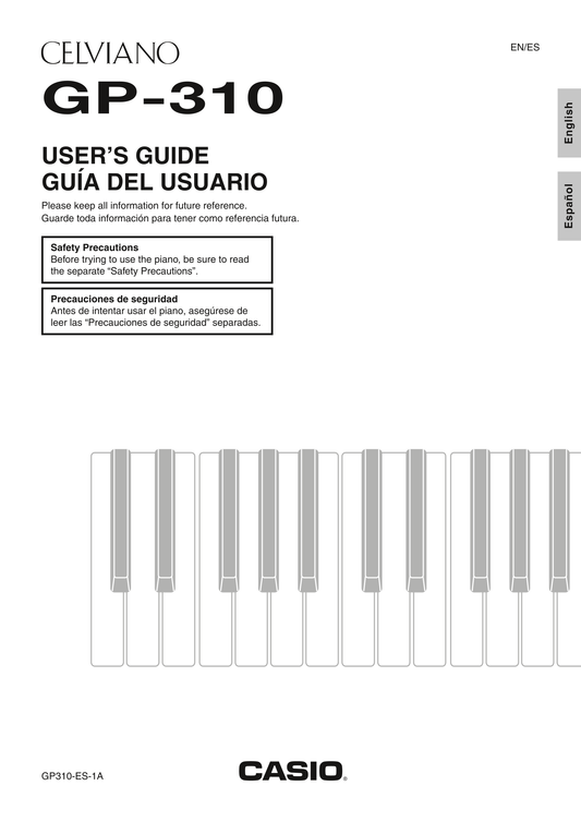 Casio GP-310 Keyboard Piano Owner's/ User Manual (Pages: 79)