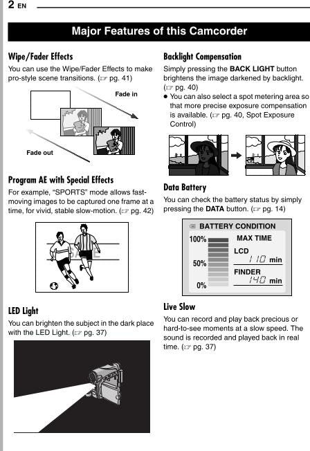 JVC GRD290 GRD270 Video Camera Operating Manual