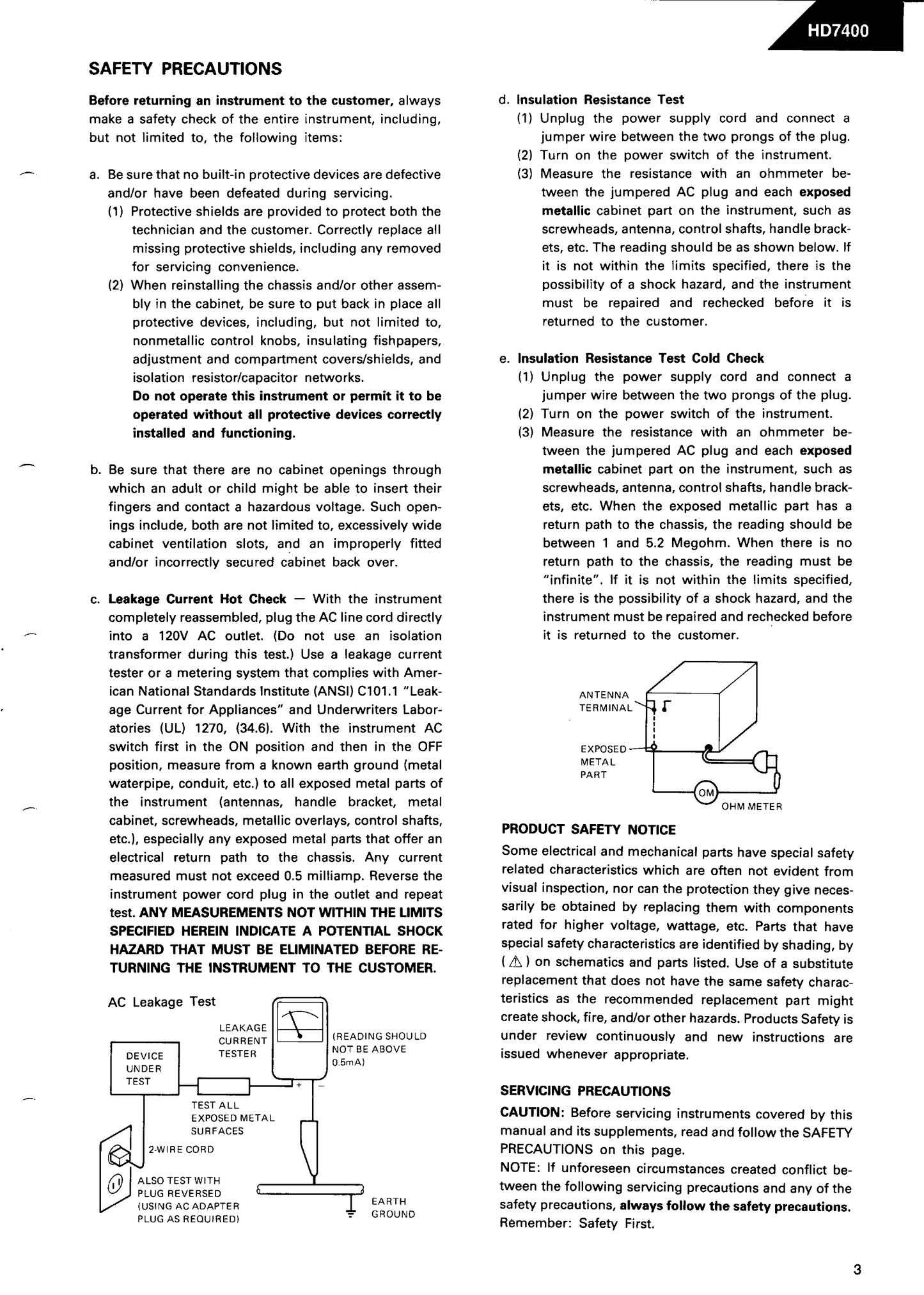 Harman/ Kardon HD7400 CD Player Service Manual (Pages: 55)