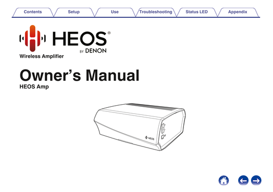 Denon HEOS Amp Wireless Amplifier Owner/ User Manual (Pages: 74)