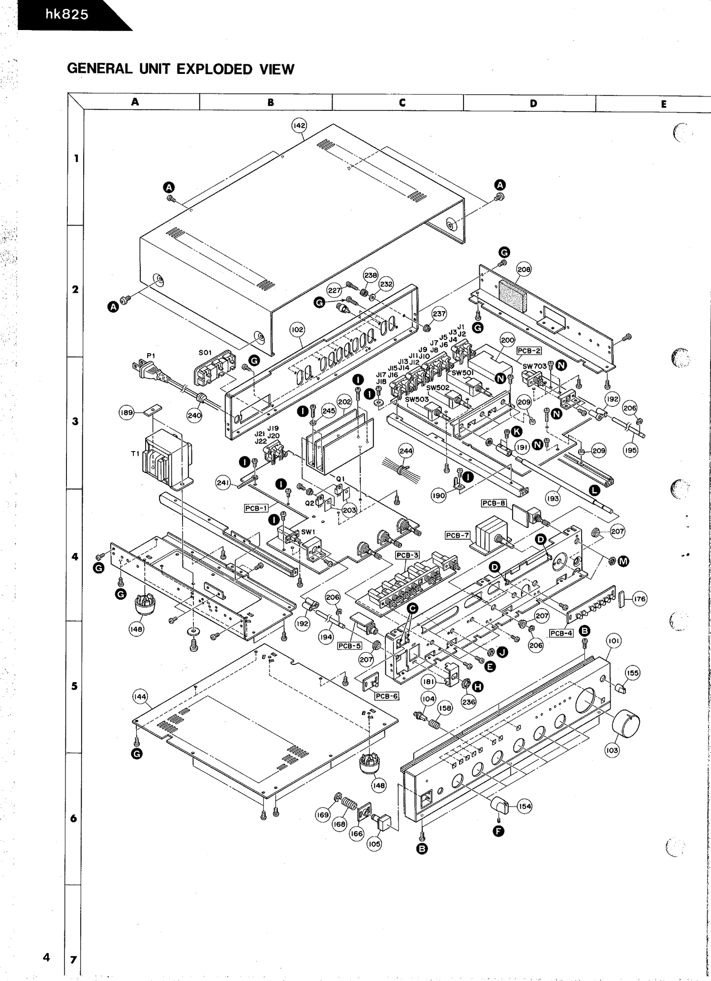 Harman/ Kardon HK825 Amplifier Service Manual (Pages: 26)