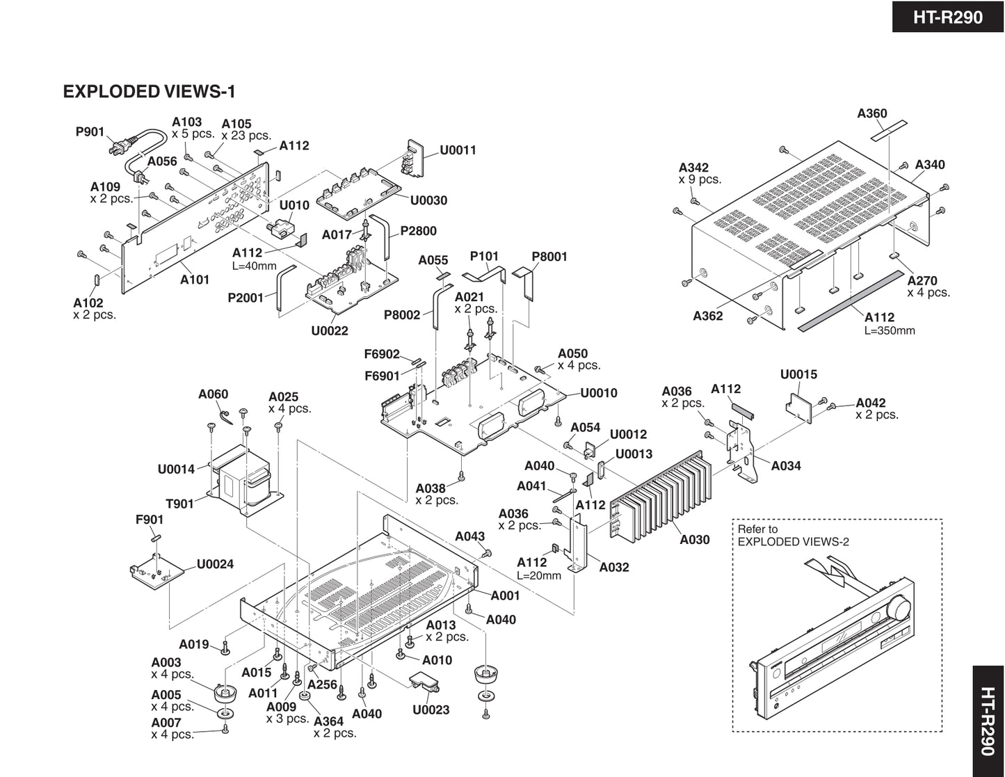 Onkyo HT-R290 AV Receiver Service Manual (Pages: 76)