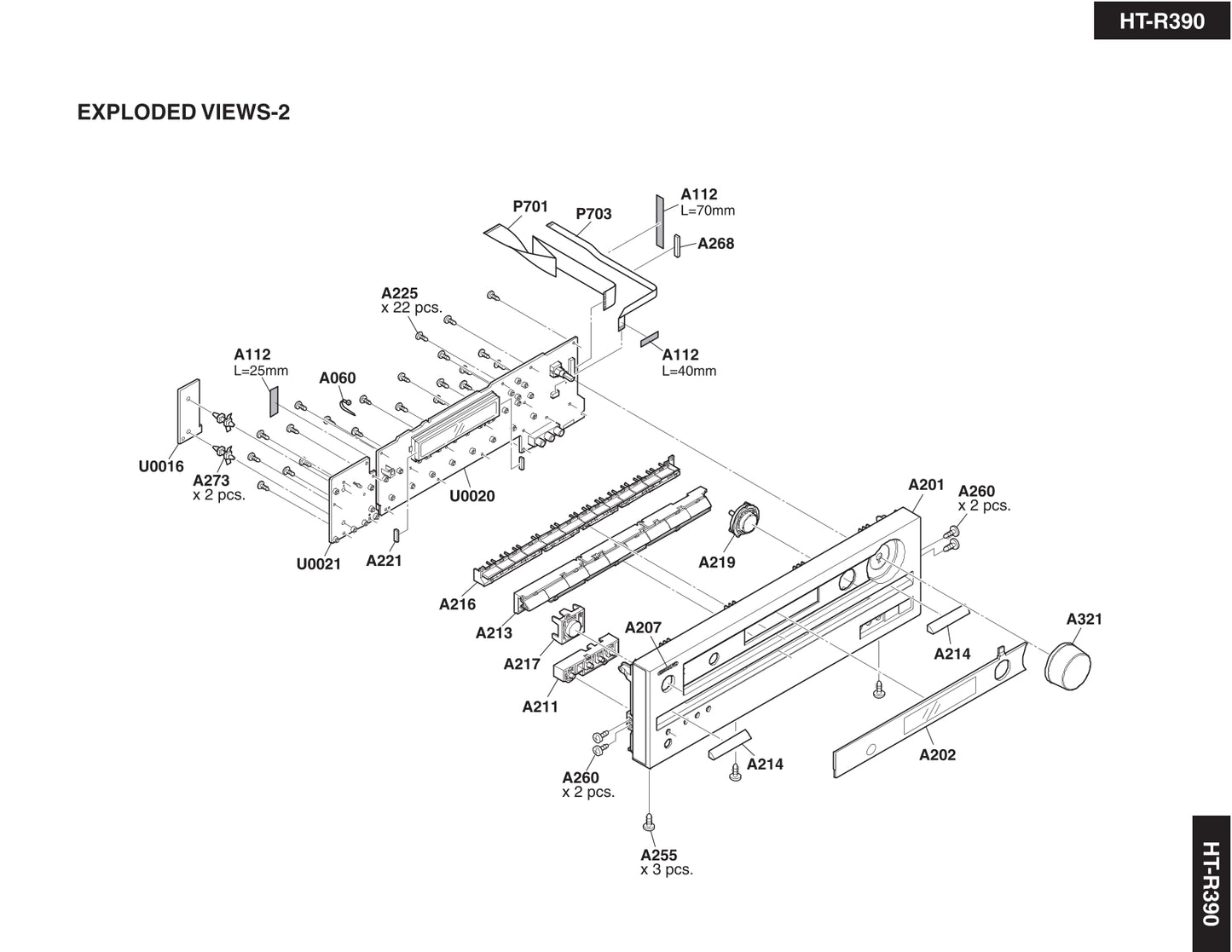 Onkyo HT-R390 AV Receiver Service Manual (Pages: 105)