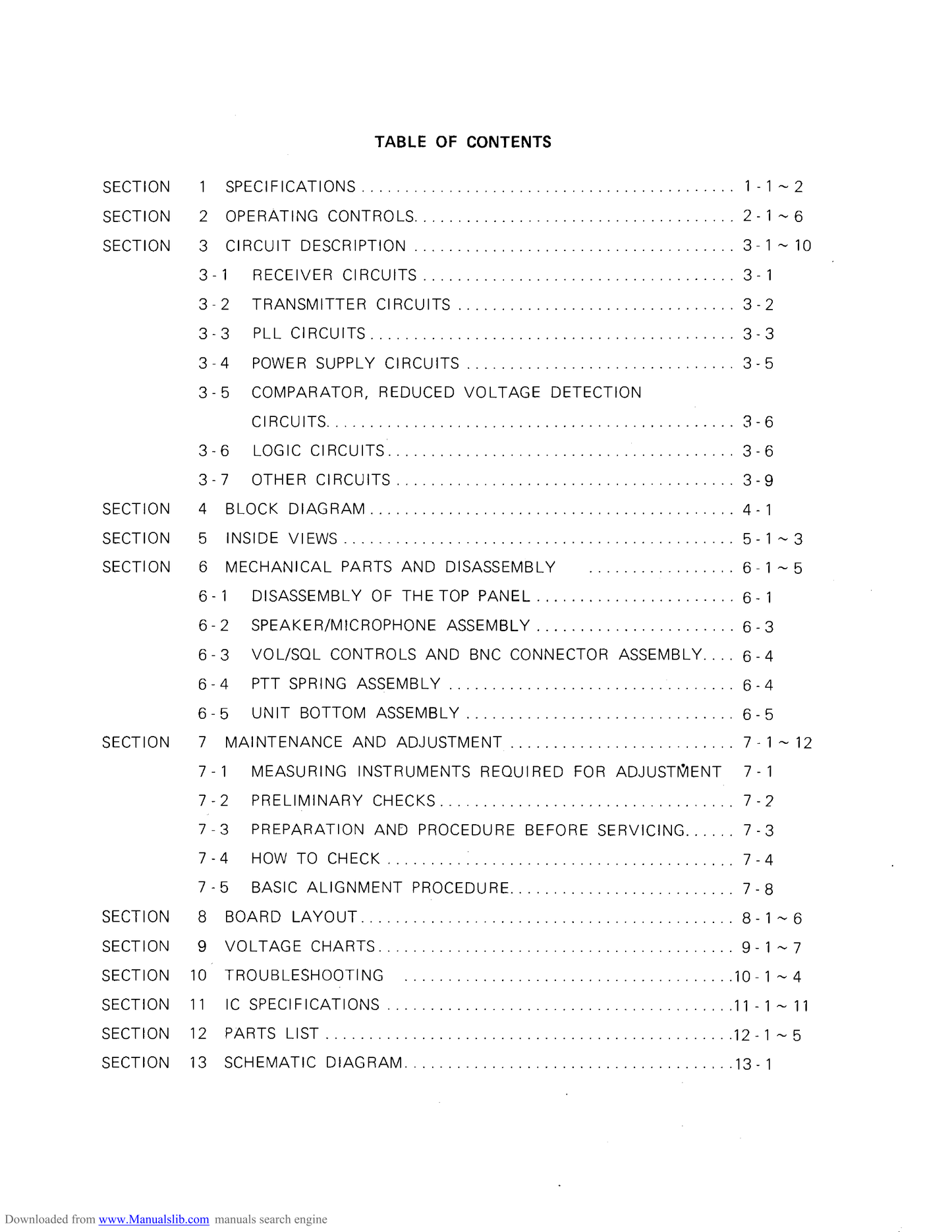Icom IC-02 A, AT & E FM Transceiver Service Manual (Pages: 82)