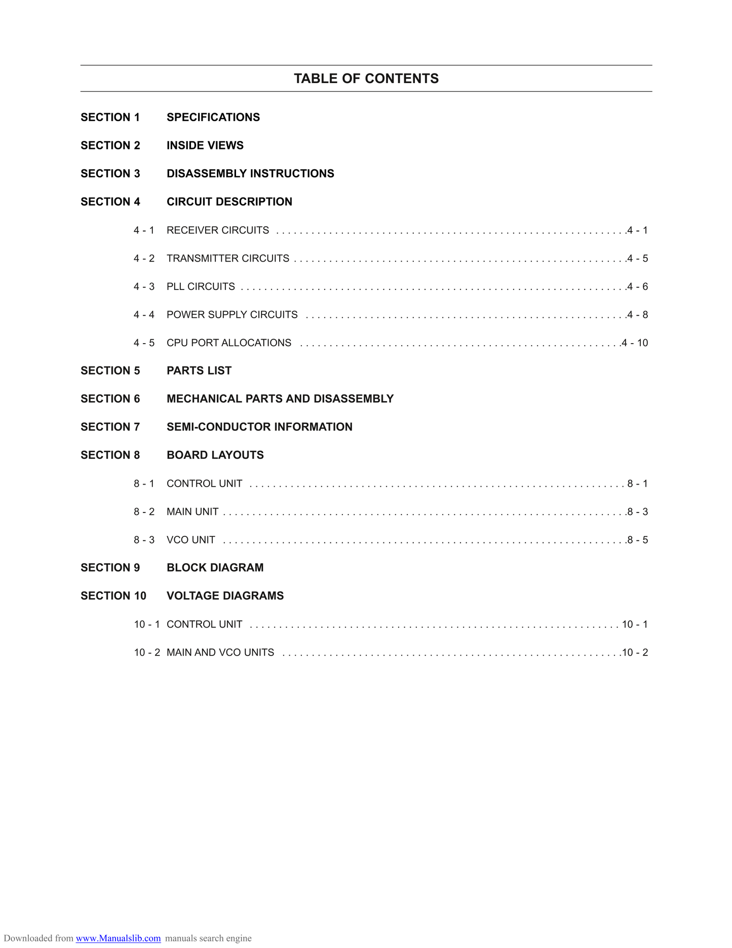 Icom IC-2720 H Dual Band Transceiver Service Manual (Pages: 51)