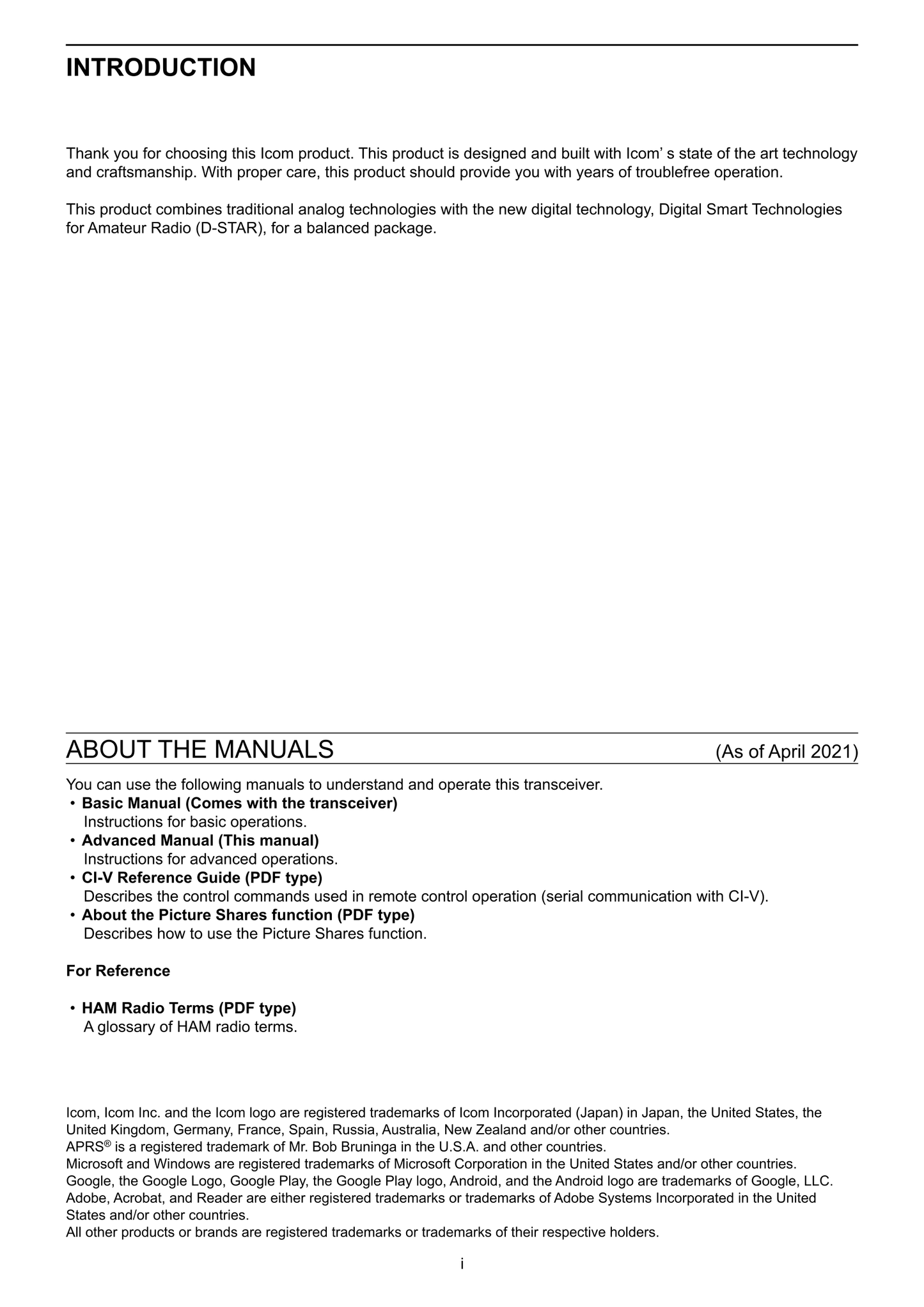 Icom IC-9700 VHF/UHF All Mode Transceiver Owner/ User Manual (Advanced) (Pages: 100)