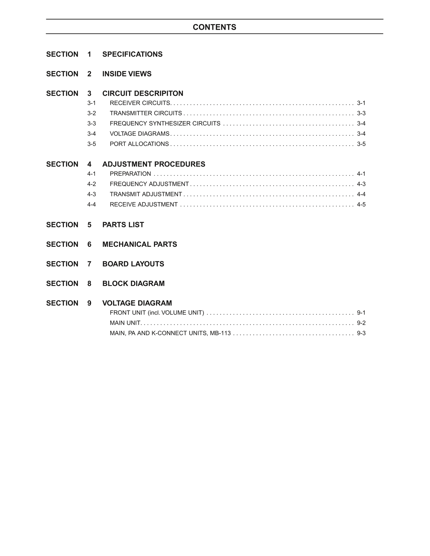 Icom IC-A210 Air Band Transceiver Service Manual (Pages: 49)