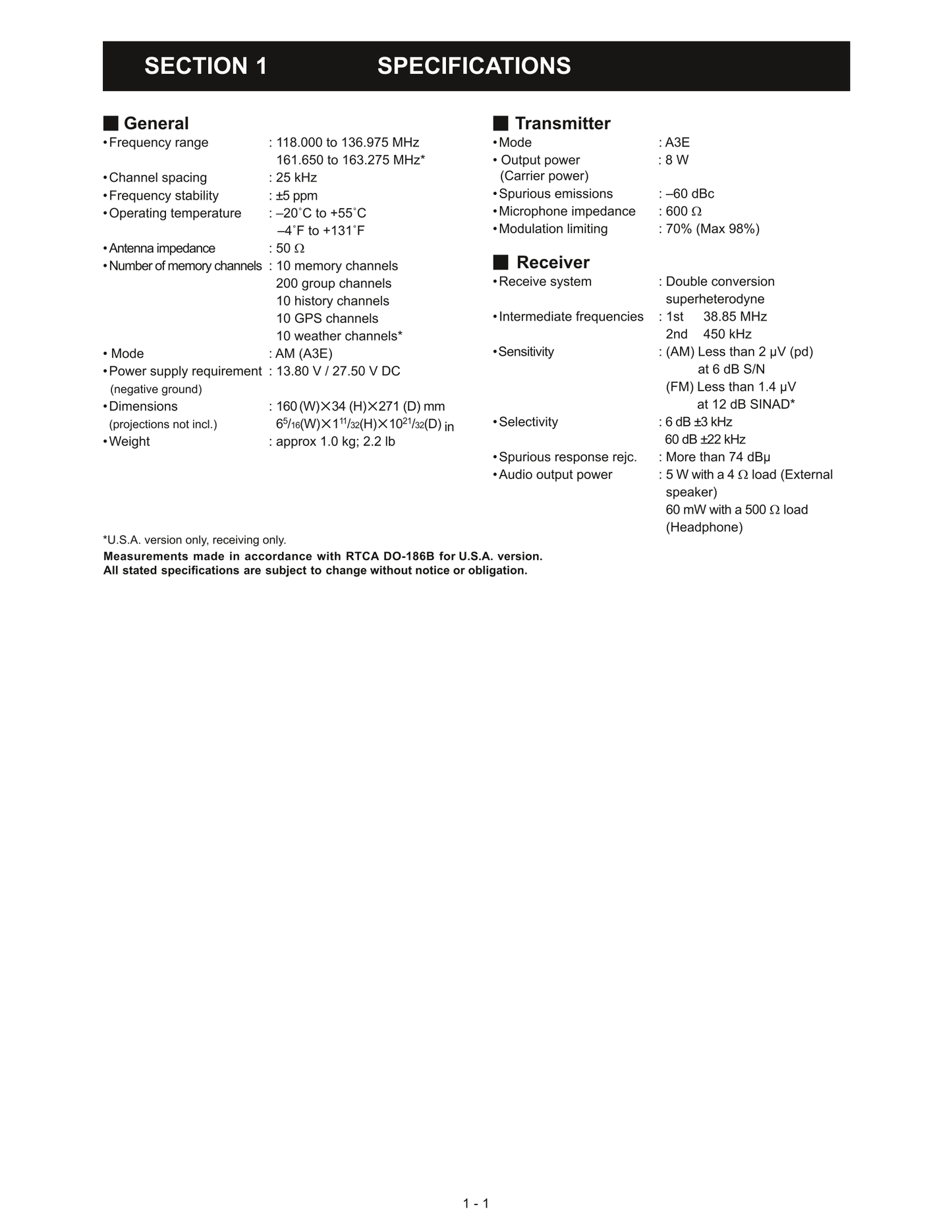 Icom IC-A210 Air Band Transceiver Service Manual (Pages: 49)