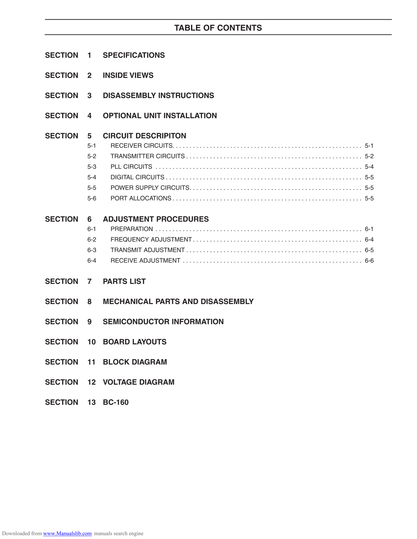 Icom IC-F3021 T, IC-F3022 T & IC-F3023 FM Transceiver Service Manual (Pages: 36)