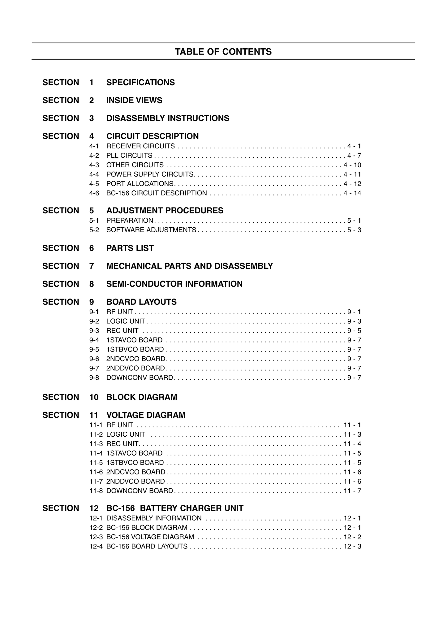 Icom IC-R20 Communicatons Receiver Service Manual (Pages: 117)