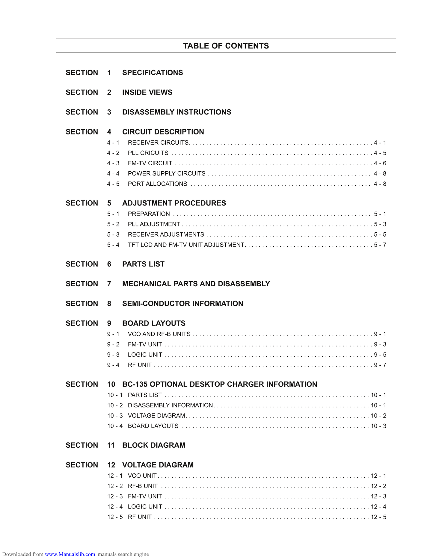 Icom IC-R3 Communicatons Receiver Service Manual (Pages: 61)