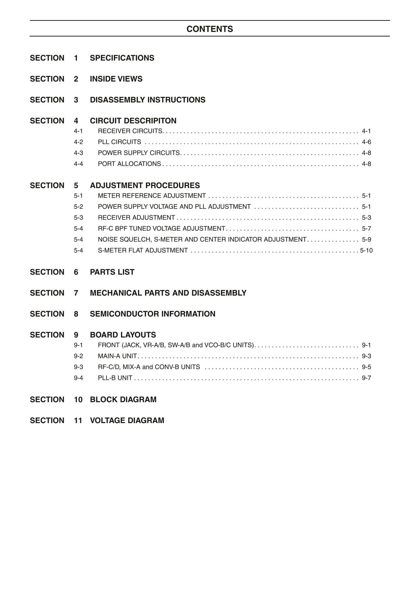 Icom IC-R8500 Communicatons Receiver Service Manual (Pages: 286)