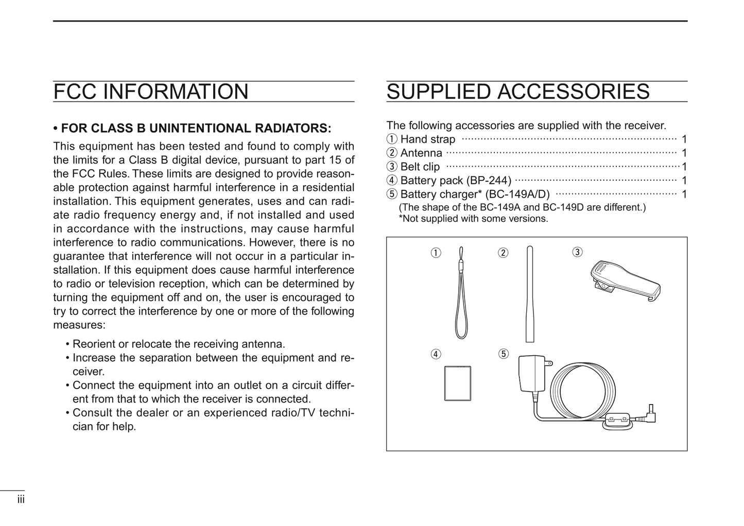 Icom IC-RX7 Wideband Receiver Owner/ User Manual (Pages: 108)