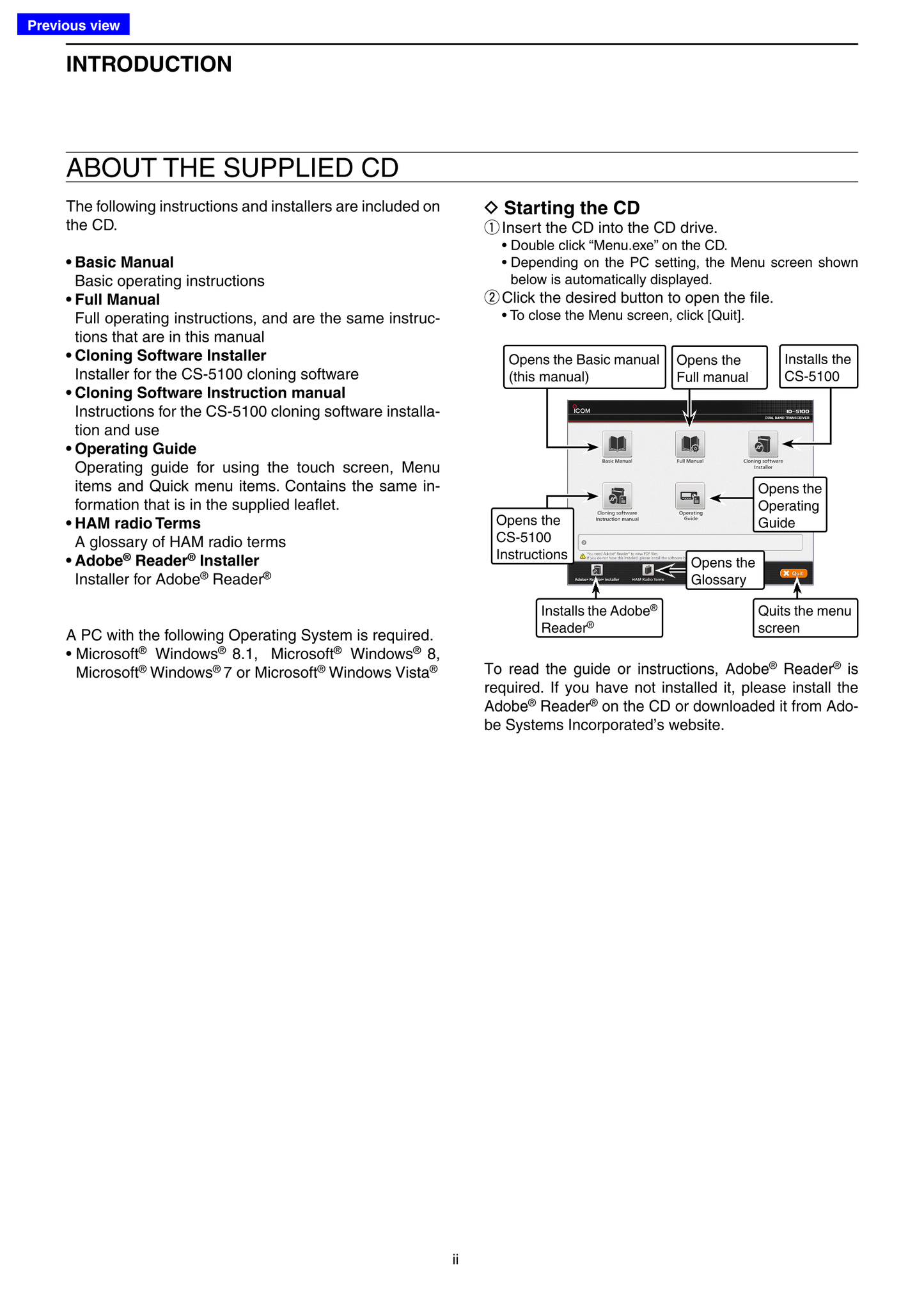 Icom ID-5100A & ID-5100E Dual Band Transceiver Owner/ User Manual (Pages: 358)