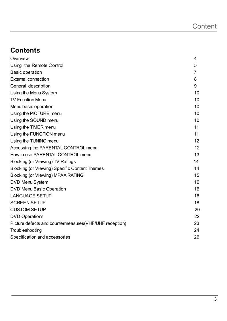 Insignia ISTV040918 TV/DVD Combo Operating Manual