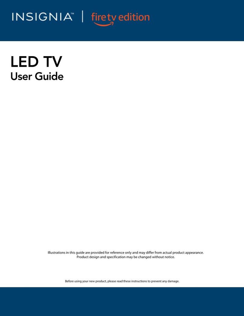 Insignia NS39 DF 510NA19OM TV Operating Manual