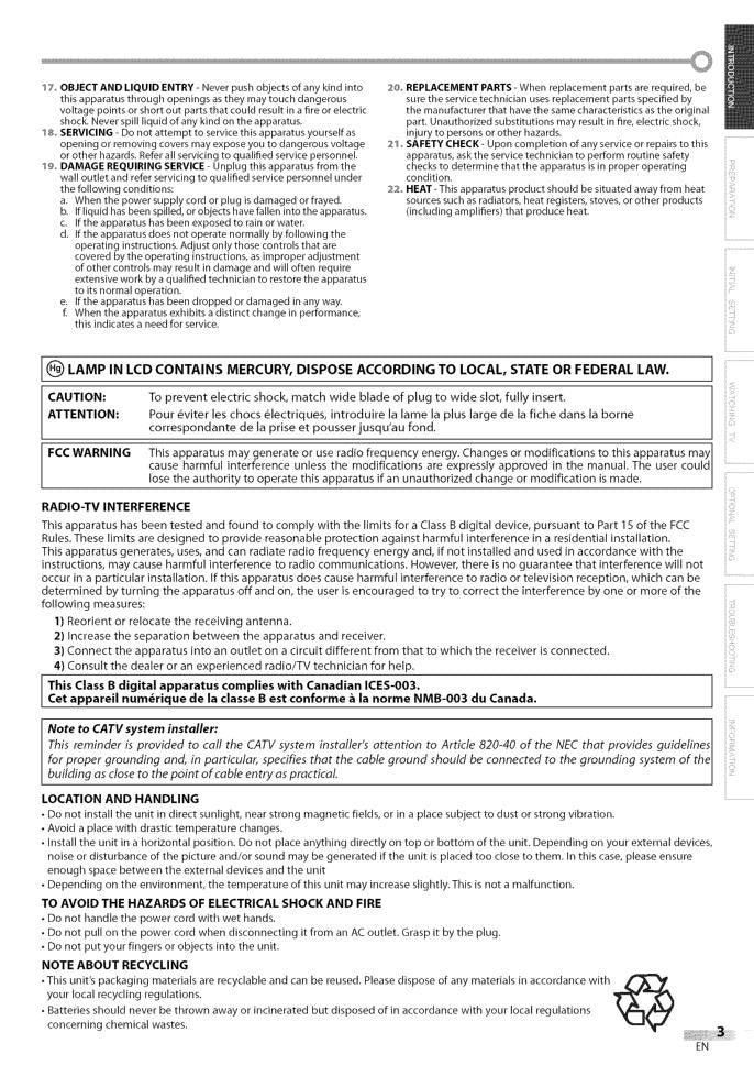 Philips LC195SL8 TV Operating Manual