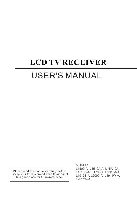 Jensen L1509A L1510AA L1510BA Projector Operating Manual