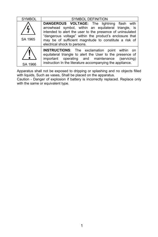 AOC L19 W 861 TV Operating Manual