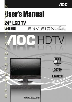 AOC L24 H 898 TV Operating Manual