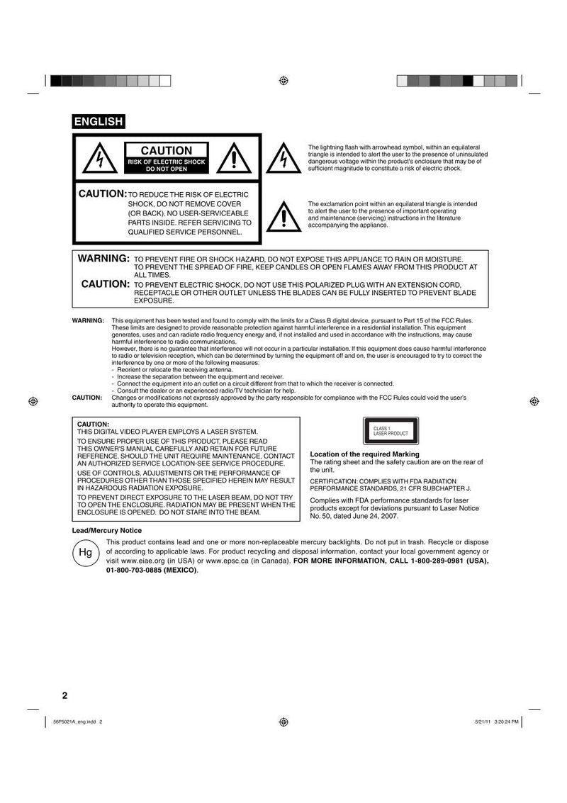 Hitachi L26D205 TV/DVD Combo Operating Manual