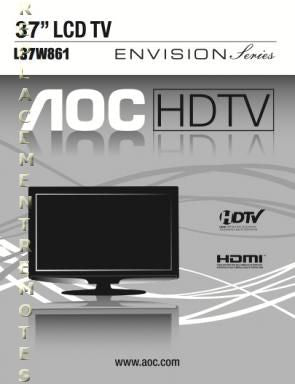 AOC L37 W 861 TV Operating Manual