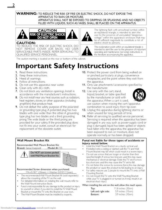 Emerson Emerson LC320EM2F TV Operating Manual